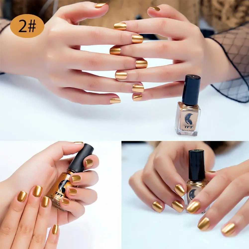 16 Colors Mirror Nail Polish Fashion Natural Dry Metallic Lasting Silver Transparent Rose Gold Magic Nails Polish Art Design 6ml 
16 Colors Mirror Nail Polish Fashion Natural Dry Metallic Lasting Silver Transparent Rose Gold Magic Nails Polish Art Design 6ml