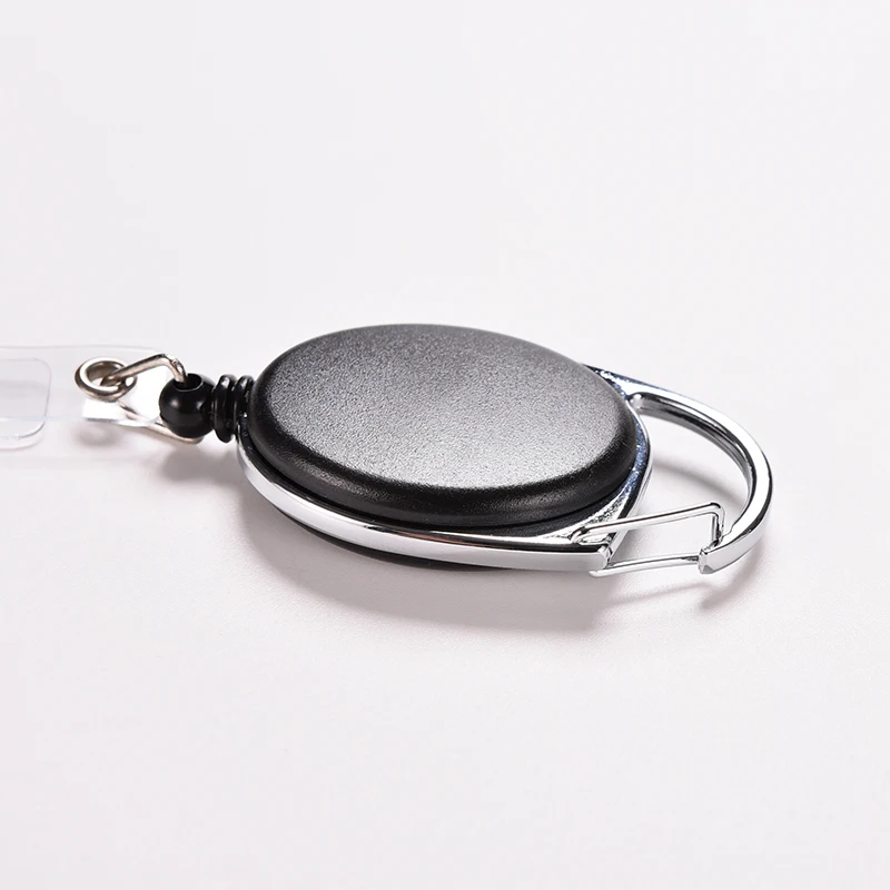 Creative Key Holder Organizer Pull Ring ID Card Badge Tag Belt Clip Chain Metal Housing Plastic Covers hot | Багаж и сумки