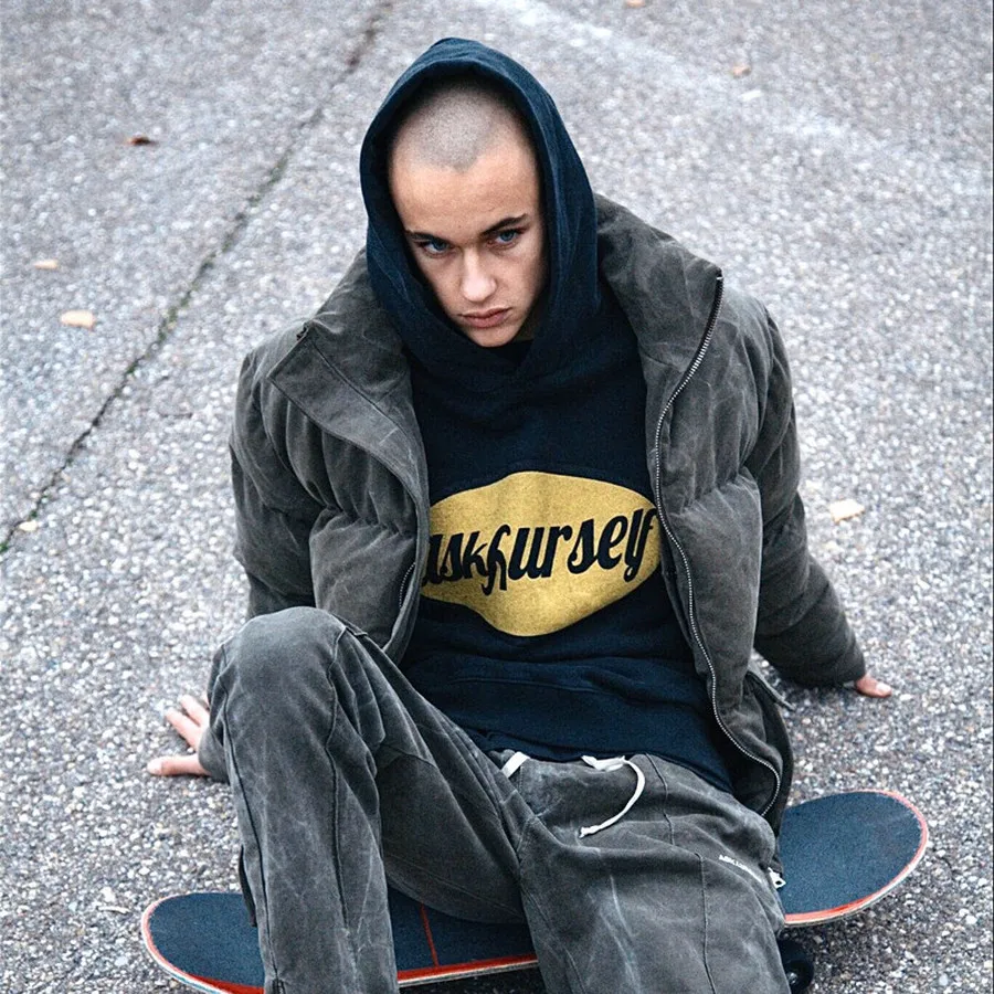 Askyurself Heavy Fabric Hoodie Men Women 1:1 Best Quality Vintage Yellow Embroidered Askyurself Pullover hip-hop 
Askyurself Heavy Fabric Hoodie Men Women 1:1 Best Quality Vintage Yellow Embroidered Askyurself Pullover hip-hop