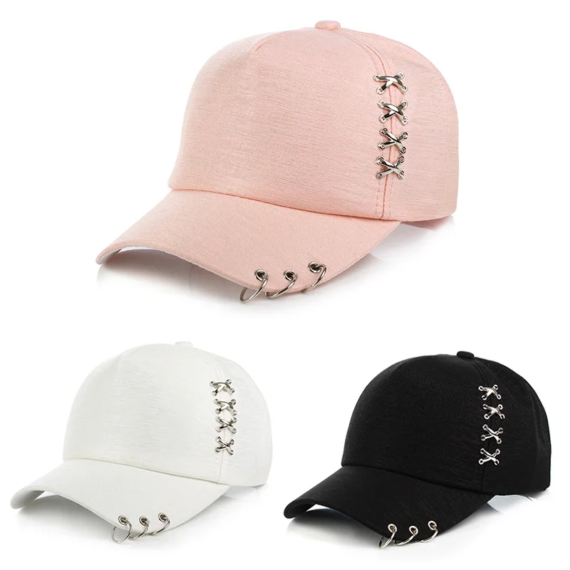 Q Chic Baseball Cap Piercing Ring Design Solid Color Casual Hip Hop Snapback Adjustable Men Women Hat UV Protections Accessories
Q Chic Baseball Cap Piercing Ring Design Solid Color Casual Hip Hop Snapback Adjustable Men Women Hat UV Protections Accessories
