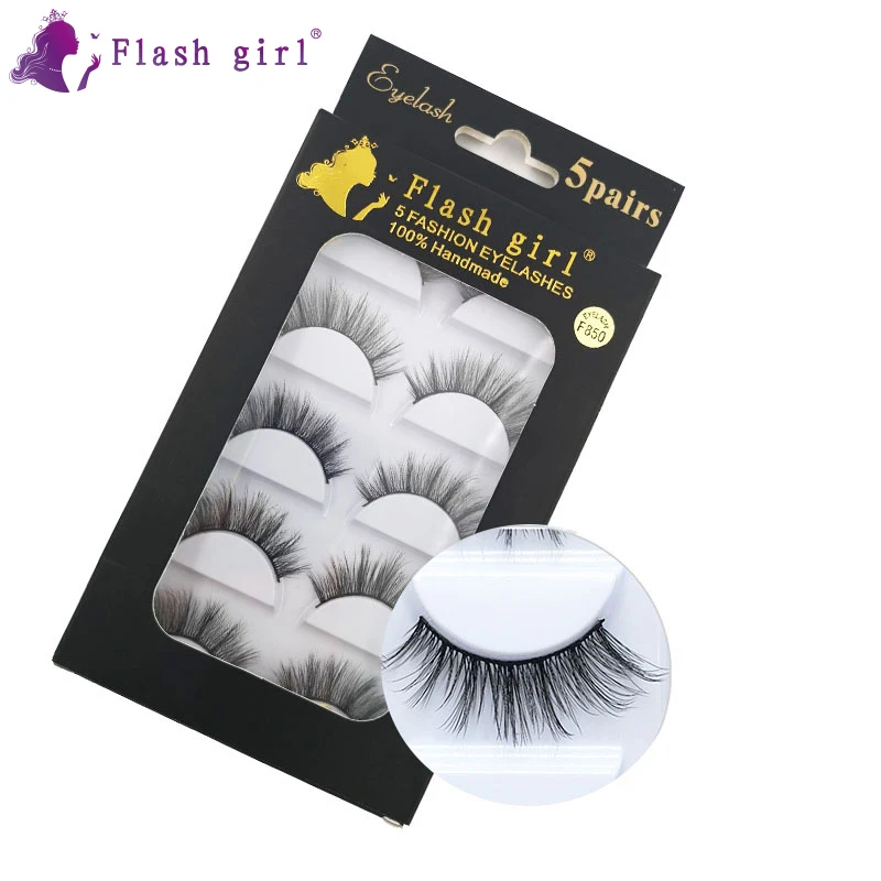 Flash Girl Lashes Vendor F850 High Quality 3D Mink False Eyelashes Cruelty Free Thick Handmade Eyelashes With Black Packaging
Flash Girl Lashes Vendor F850 High Quality 3D Mink False Eyelashes Cruelty Free Thick Handmade Eyelashes With Black Packaging