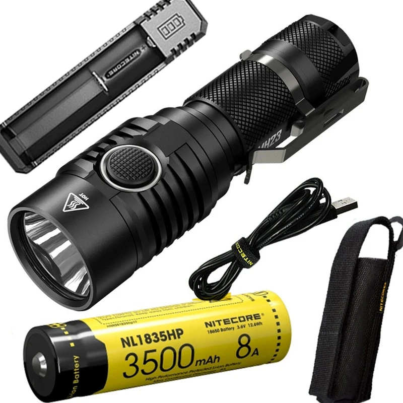 NITECORE MH23 уличный фонарь CREE XHP35 HD светодиодный max 1800LM дальность луча 294 метра