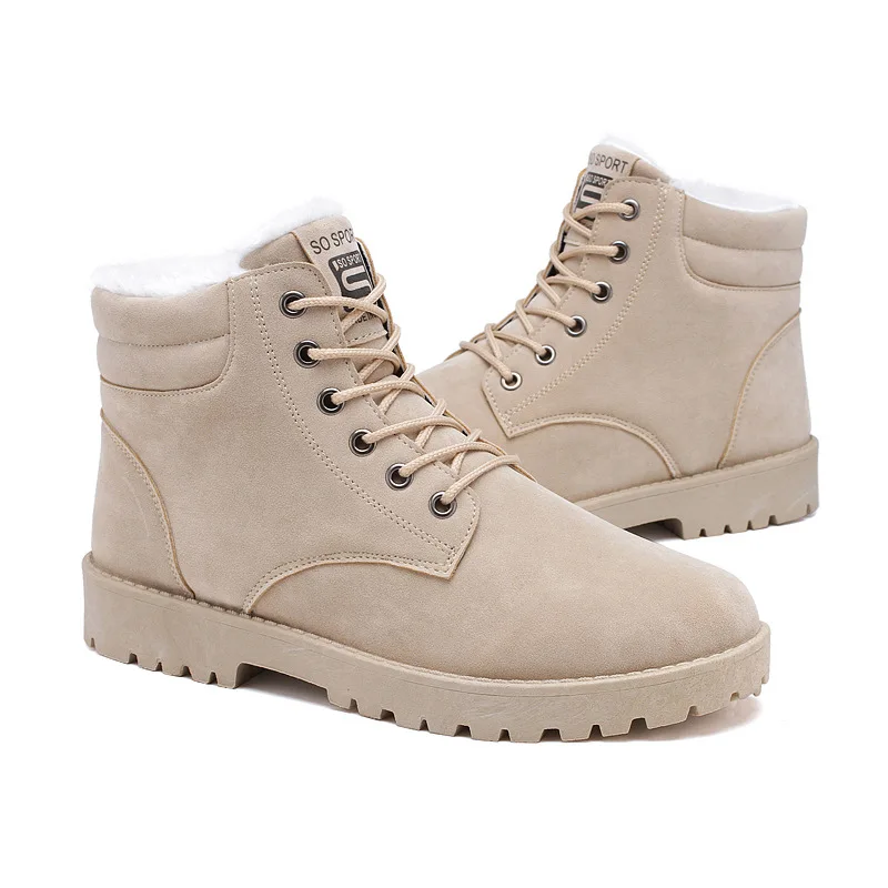 Non-slip Waterproof Men Snow Boots Keep Warm With Plush Outdoor Sport Casual Adult Winter Shoes Size 39-44
Non-slip Waterproof Men Snow Boots Keep Warm With Plush Outdoor Sport Casual Adult Winter Shoes Size 39-44