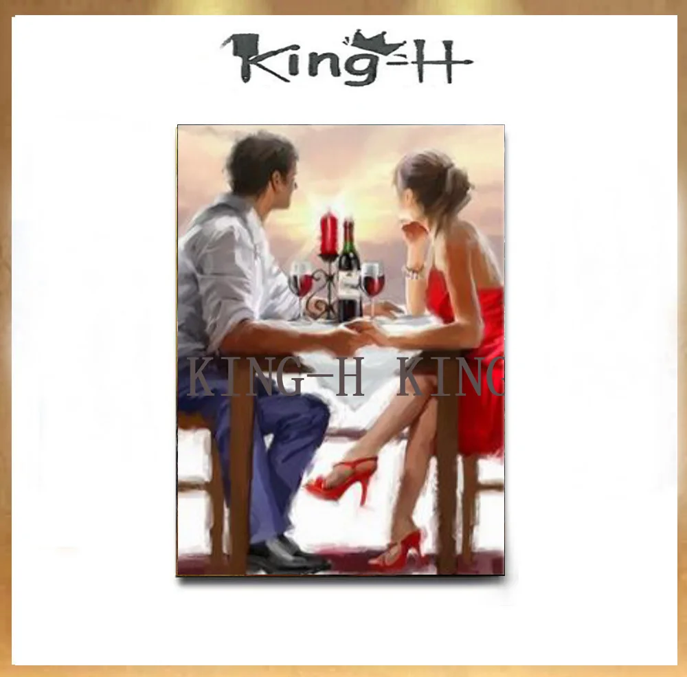 Картина маслом на холсте, с изображением влюбленных кофе
Картина маслом на холсте, с изображением влюбленных кофе