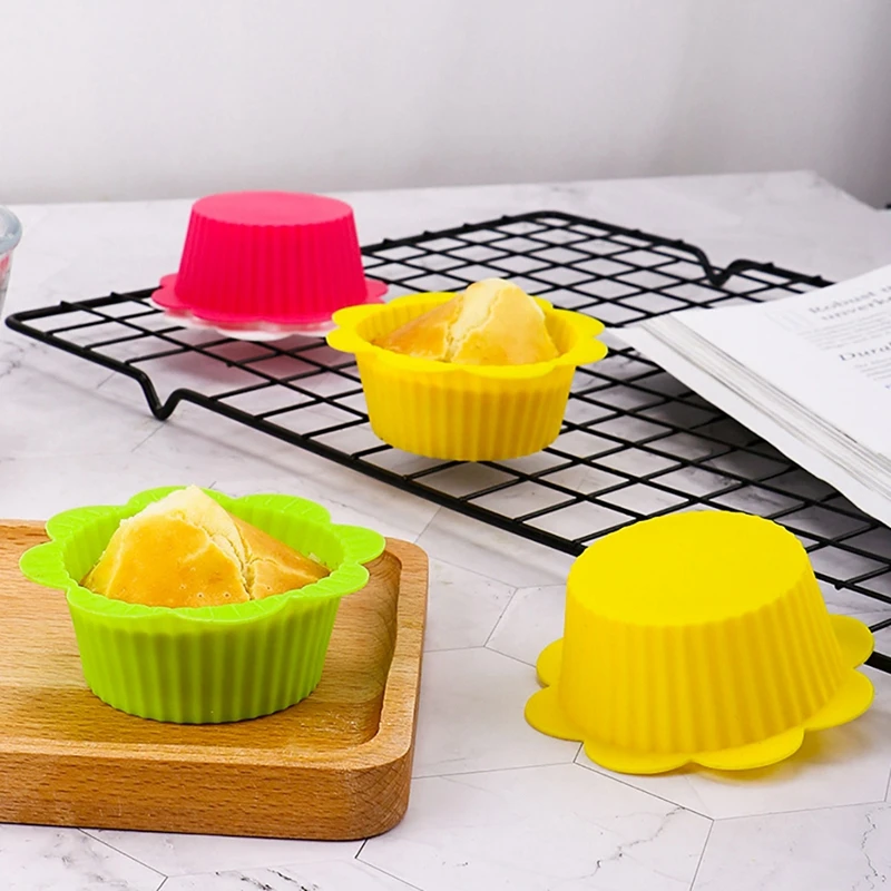 5PCS Silicone Cake Mold Flower Shaped Muffin Cookies Mold DIY Pastry Baking Tool Egg Tart Molds Pudding Mold Kitchen Accessories
5PCS Silicone Cake Mold Flower Shaped Muffin Cookies Mold DIY Pastry Baking Tool Egg Tart Molds Pudding Mold Kitchen Accessories