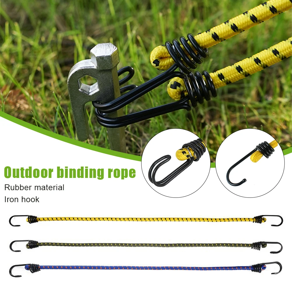 Outdoor Elastic Bungee Cord Rope Camping Tent Rope Luggage Packing Strap With Hook Ends 6Size Camping Hiking Fishing Travel Rope
Outdoor Elastic Bungee Cord Rope Camping Tent Rope Luggage Packing Strap With Hook Ends 6Size Camping Hiking Fishing Travel Rope