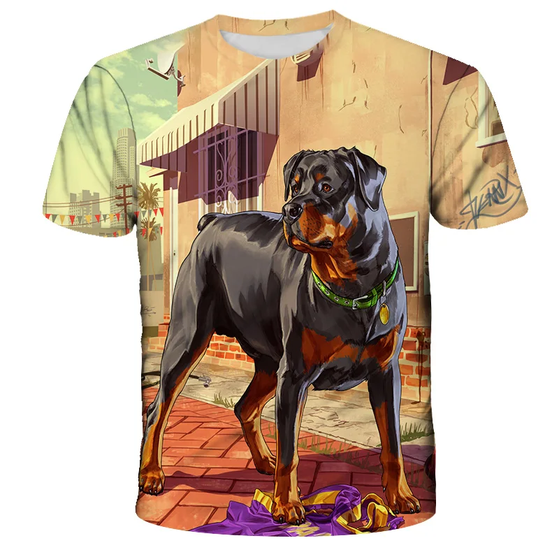 2021 3D Print Dog T Shirt Kids Street Fashion Youth Boy Girl T Shirt Summer Animal Casual Short O-Nack Sleeve Baby Tops 4-14Y
2021 3D Print Dog T Shirt Kids Street Fashion Youth Boy Girl T Shirt Summer Animal Casual Short O-Nack Sleeve Baby Tops 4-14Y