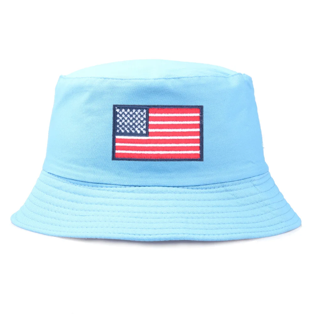 Embroidery Pattern Bucket Hats American Flag Fisherman Hat Black Hip-Hop Street Cap Foldable Ourdoor Fishing Hats for Men Women
Embroidery Pattern Bucket Hats American Flag Fisherman Hat Black Hip-Hop Street Cap Foldable Ourdoor Fishing Hats for Men Women