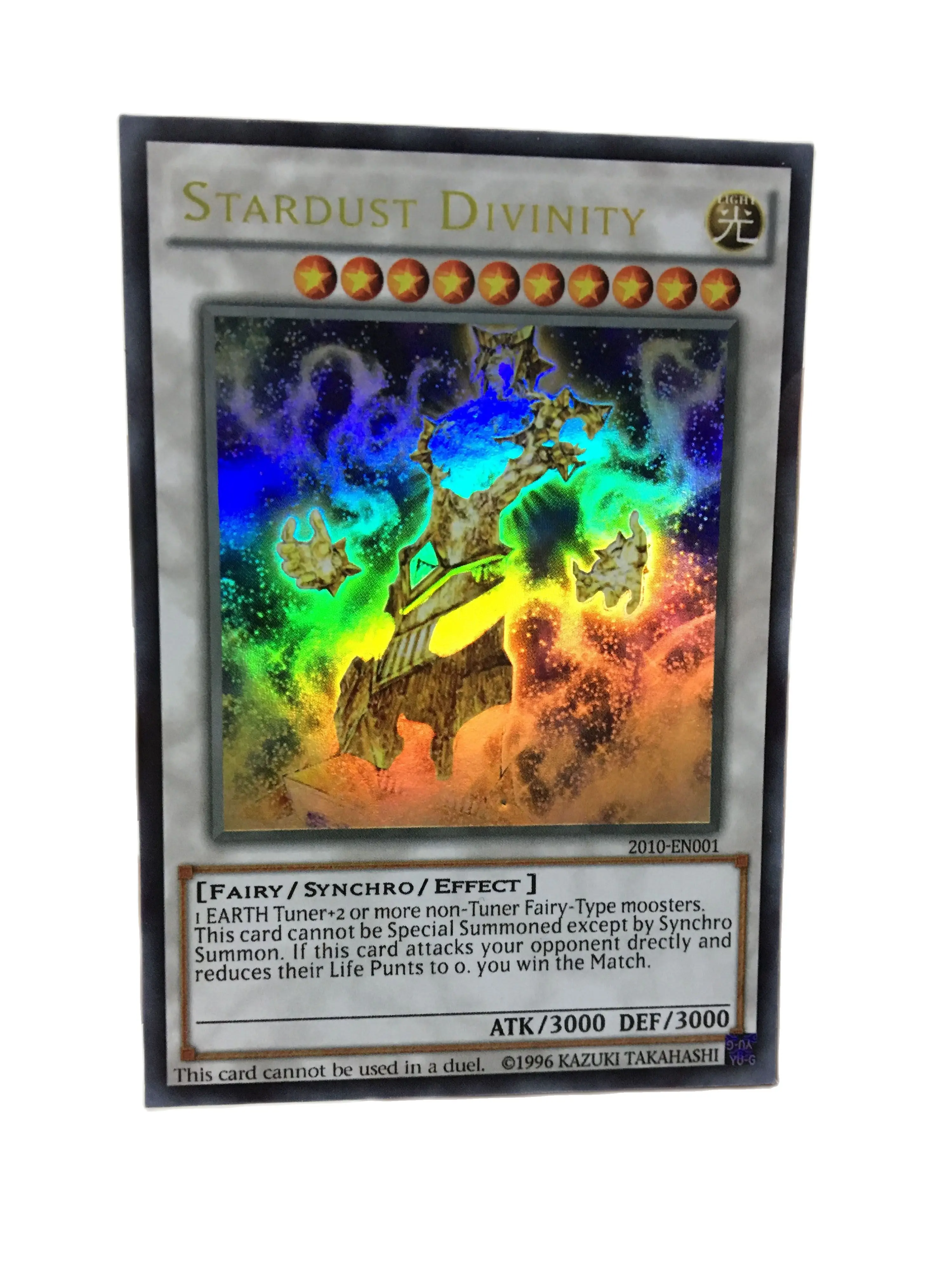 Карта Yu-Gi-Oh, специальная призовая Конференция 2010 Stardust Giant Face Flash
Карта Yu-Gi-Oh, специальная призовая Конференция 2010 Stardust Giant Face Flash