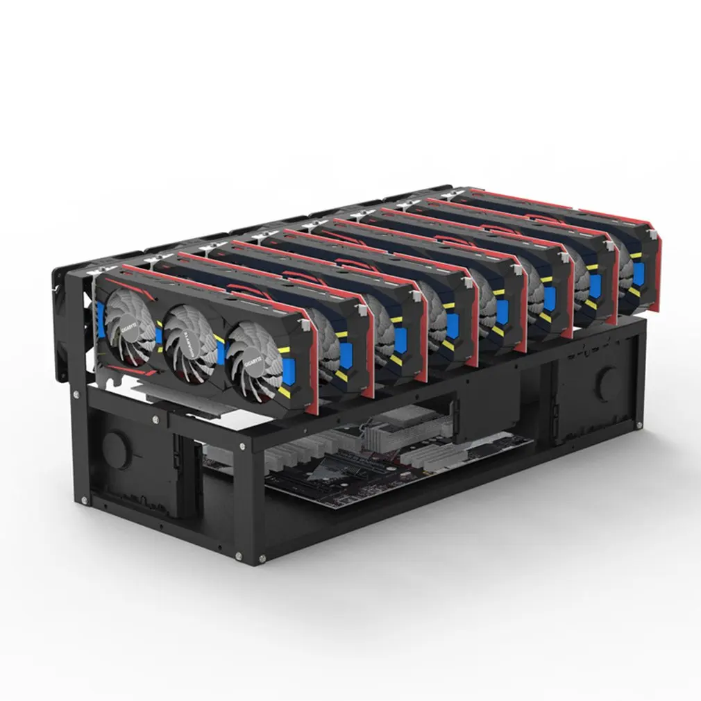 Stackable Open Mining Rig Frame Mining ETH/ETC/ZEC Ether Accessories Tools for 8 GPU Crypto Coin Bitcoin Rack Only New
Stackable Open Mining Rig Frame Mining ETH/ETC/ZEC Ether Accessories Tools for 8 GPU Crypto Coin Bitcoin Rack Only New