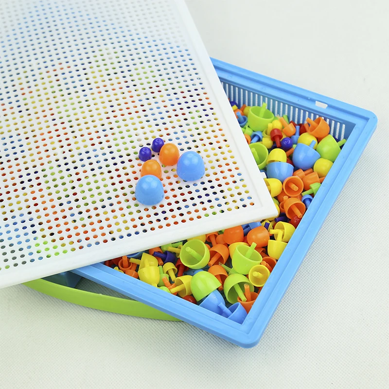 296PCS mushroom nail DIY handmade toys children's educational toyschildren's intelligent 3D puzzle game Jigsaw board gifts
296PCS mushroom nail DIY handmade toys children's educational toyschildren's intelligent 3D puzzle game Jigsaw board gifts