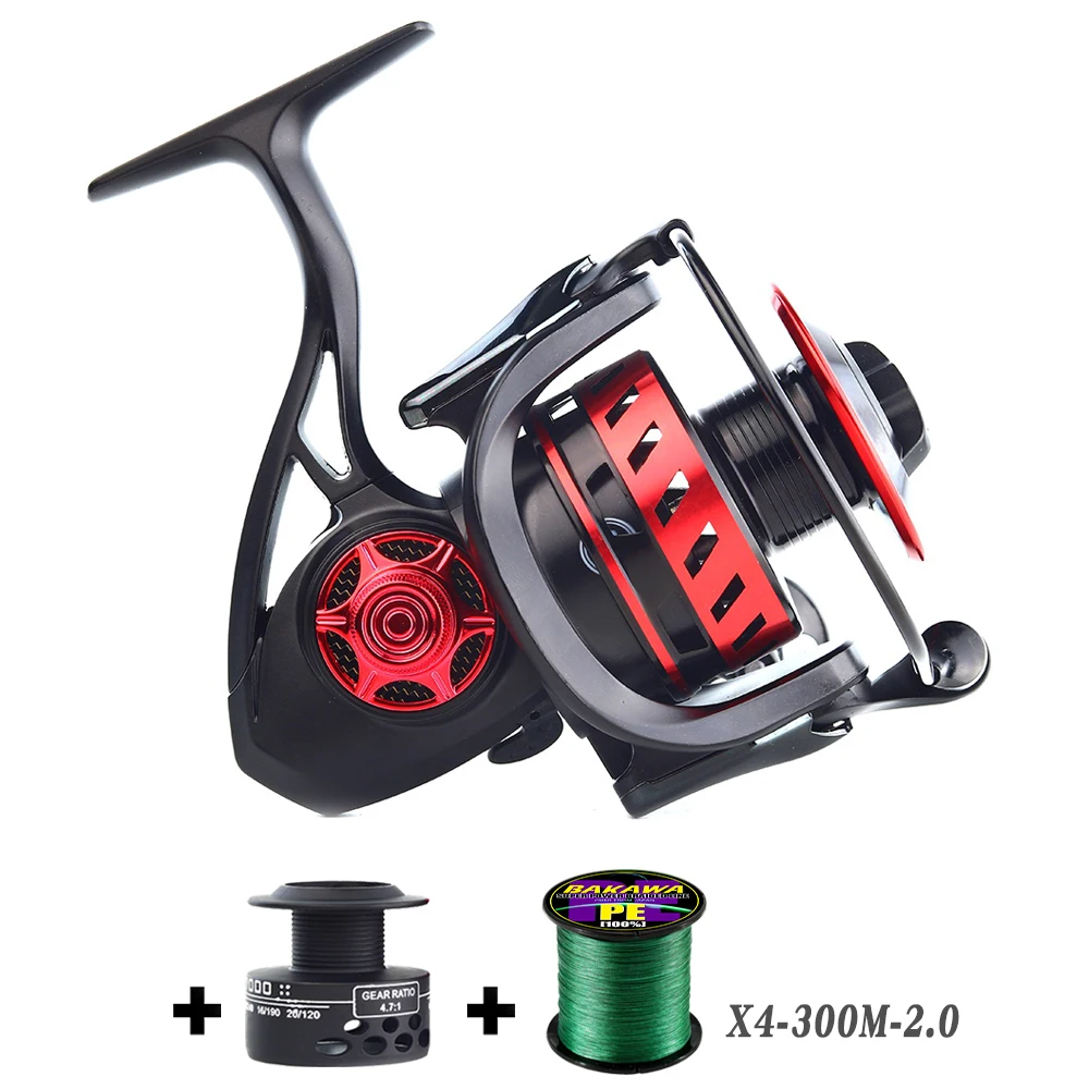 Feeder Fishing Spinning Reel Durable Saltwater Lure Carp Metal Left/Right Gear Ratio 5.0:1 Accessories
Feeder Fishing Spinning Reel Durable Saltwater Lure Carp Metal Left/Right Gear Ratio 5.0:1 Accessories