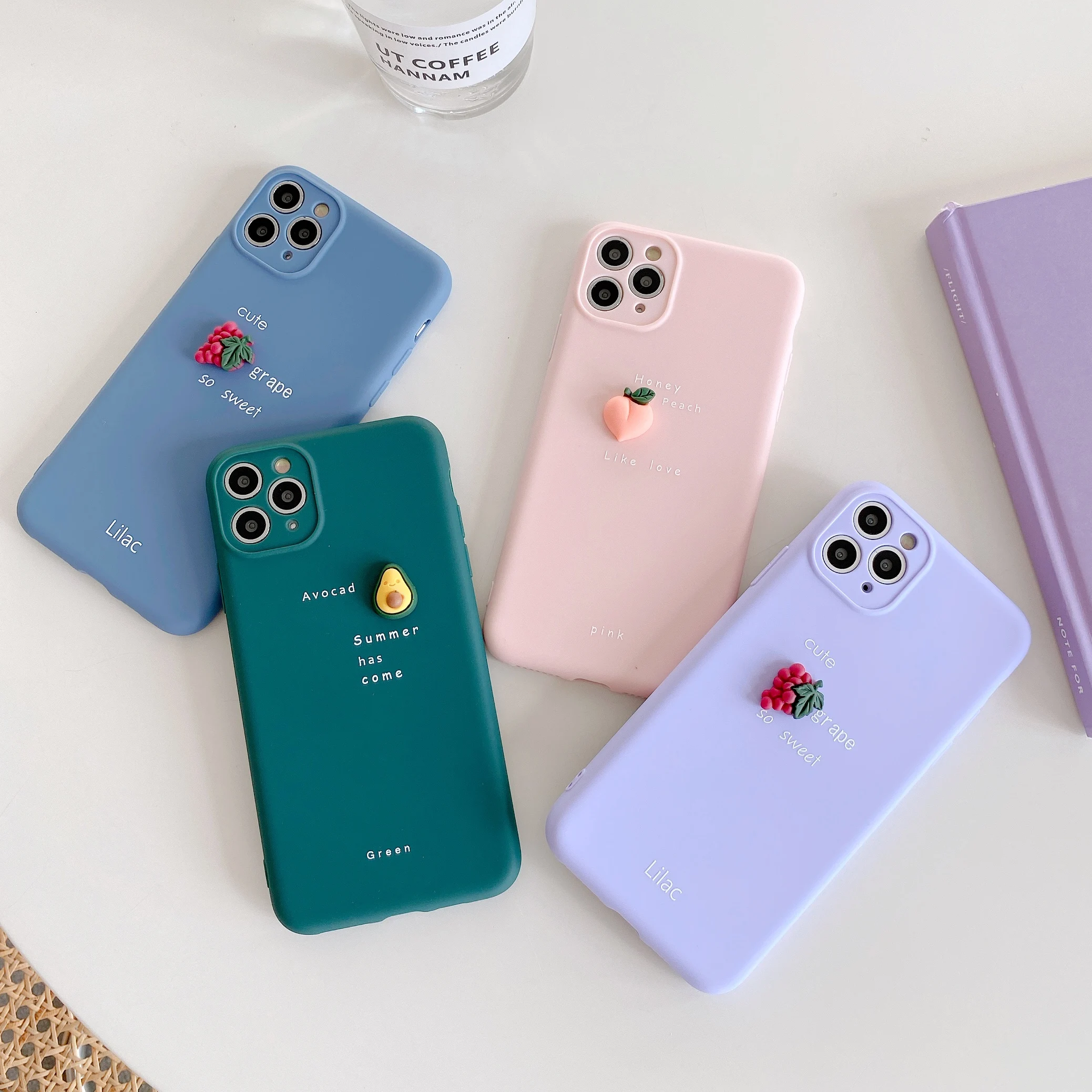 Милый мягкий силиконовый чехол для iphone X XR XS 11 Pro MAX 6 6S 7 8 plus 7Plus Plus Max|Чехлы-накладки|