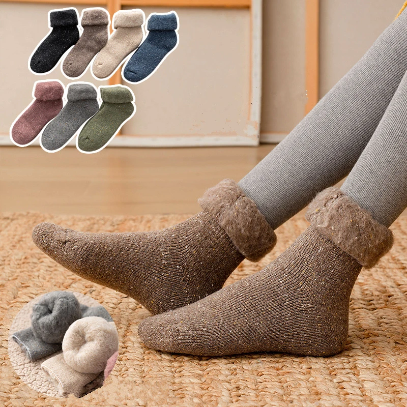 1 Pair Autumn Winter Thicken Thermal Women Cotton Socks Casual Wool Comfortable Cold Resistance Warm Snow Boots Floor Sleep Sox 
1 Pair Autumn Winter Thicken Thermal Women Cotton Socks Casual Wool Comfortable Cold Resistance Warm Snow Boots Floor Sleep Sox