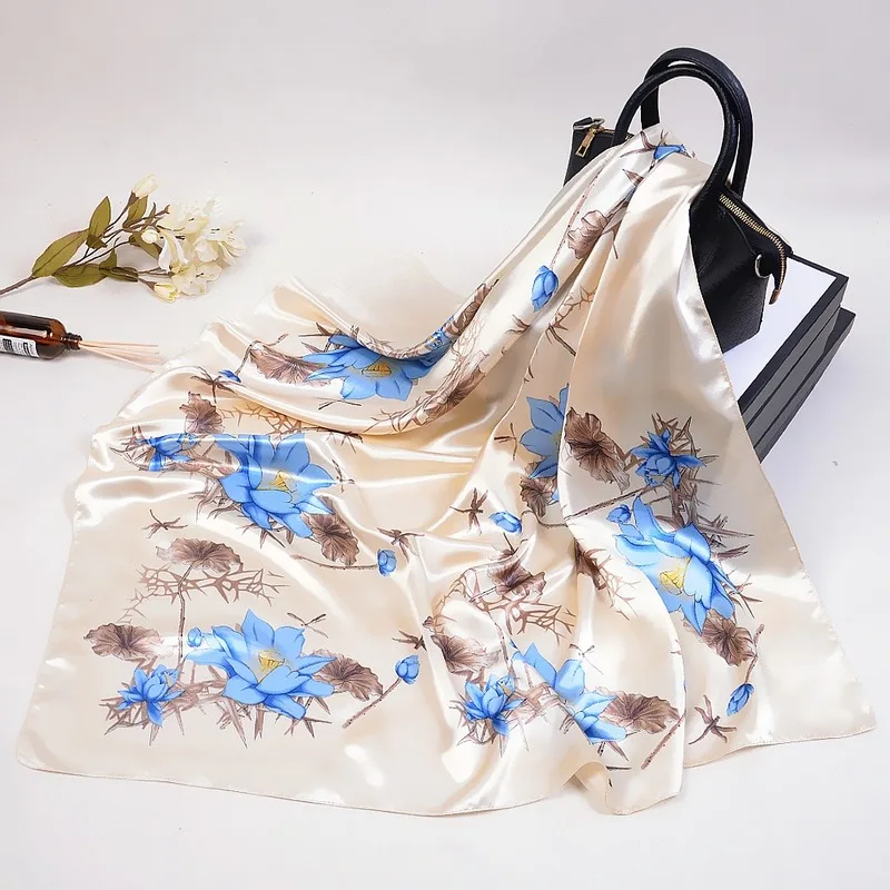 Hi-Q 90*90 CM Hand Sketching Lotus Flower Woman Scarf Rayon Silk Scarves Pashmina Springtime Prevent Sunburn Fashion Accesories
Hi-Q 90*90 CM Hand Sketching Lotus Flower Woman Scarf Rayon Silk Scarves Pashmina Springtime Prevent Sunburn Fashion Accesories