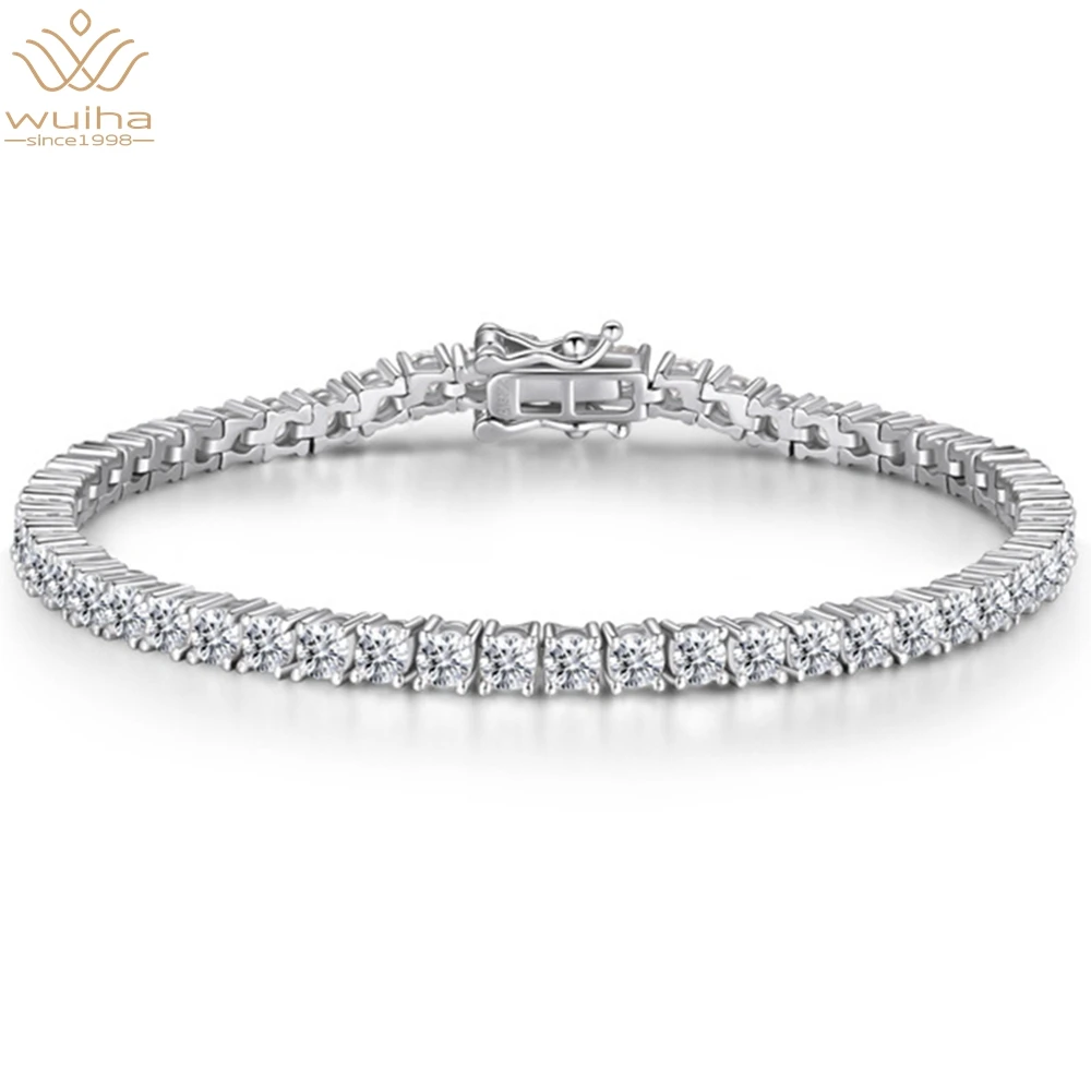 Браслет WUIHA из серебра 925 пробы с бриллиантами диаметром 5 мм
Браслет WUIHA из серебра 925 пробы с бриллиантами диаметром 5 мм