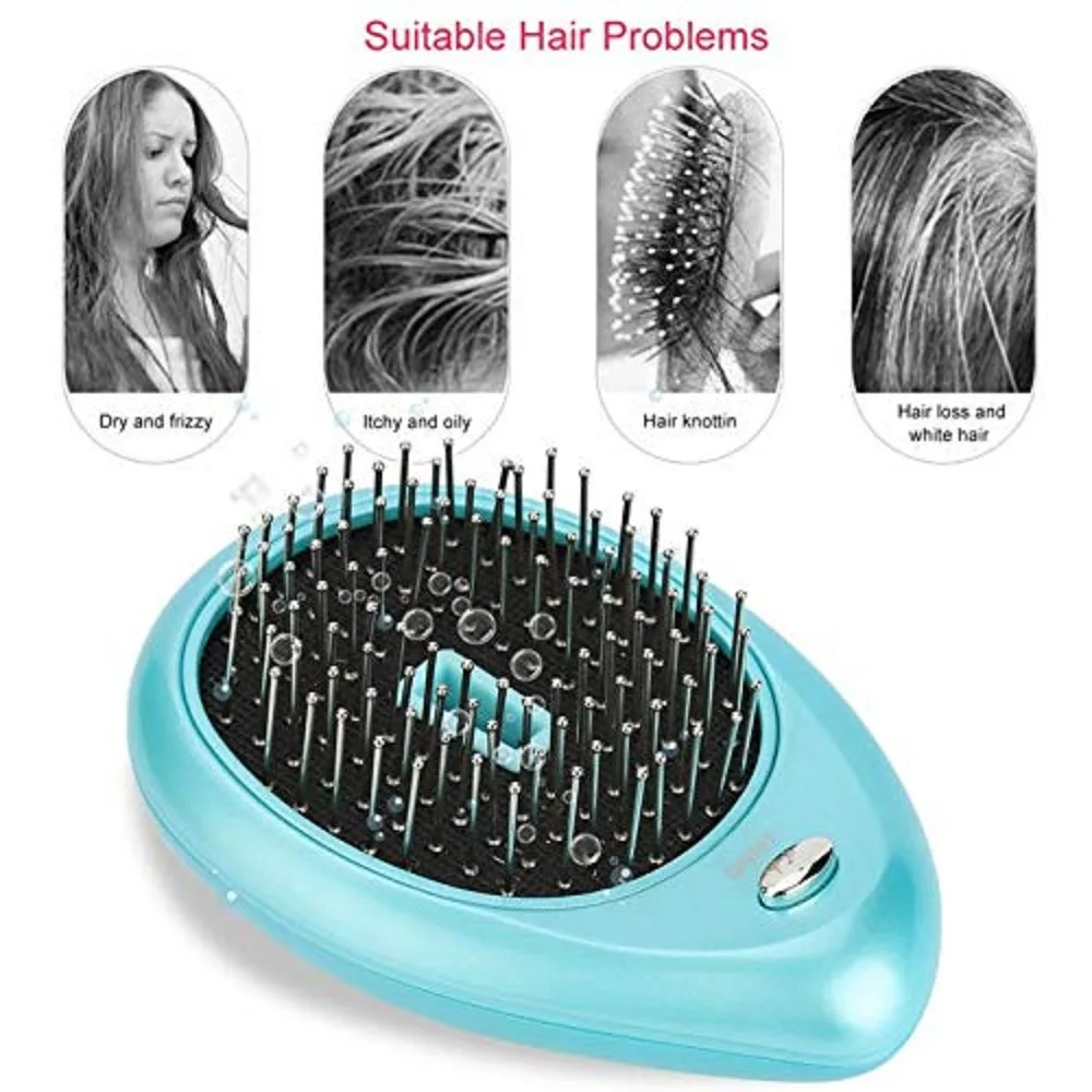 Electric Ionic Hair Brush Combo Mini Hair Brush Comb Electric Vibration Hair Scalp Massager Brush Perfect Hair Scalp Treatments
Electric Ionic Hair Brush Combo Mini Hair Brush Comb Electric Vibration Hair Scalp Massager Brush Perfect Hair Scalp Treatments