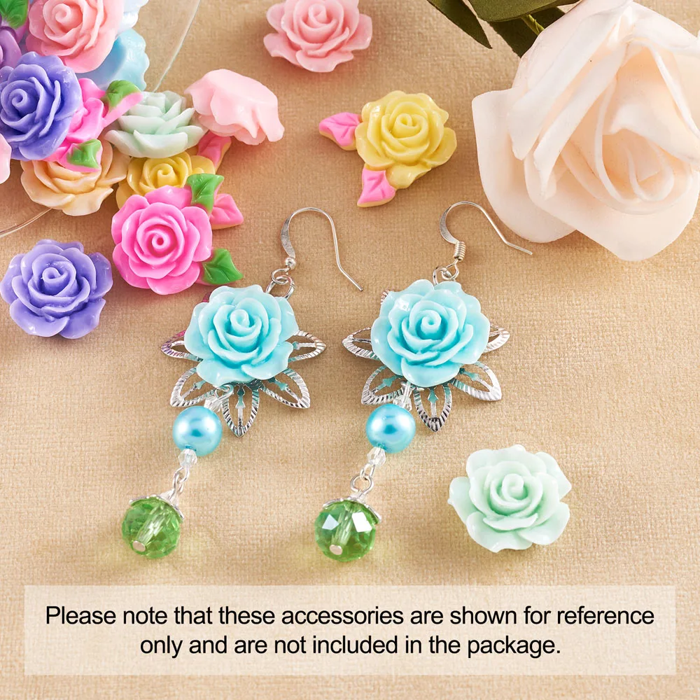 200pcs/box Colorful Opaque Resin Cabochon Rose & Flower with Leaf Shape for jewelry making DIY Earring Decor Accessories
200pcs/box Colorful Opaque Resin Cabochon Rose & Flower with Leaf Shape for jewelry making DIY Earring Decor Accessories