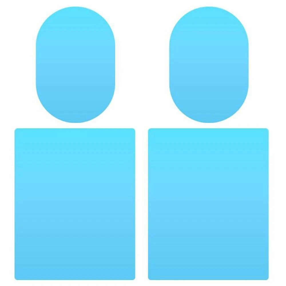 4pcs Car Rearview Mirror Protection Film Square + Oval Side Casement Glass Anti-Fog Film Rain Protection Light Blue Car Exterior
4pcs Car Rearview Mirror Protection Film Square + Oval Side Casement Glass Anti-Fog Film Rain Protection Light Blue Car Exterior
