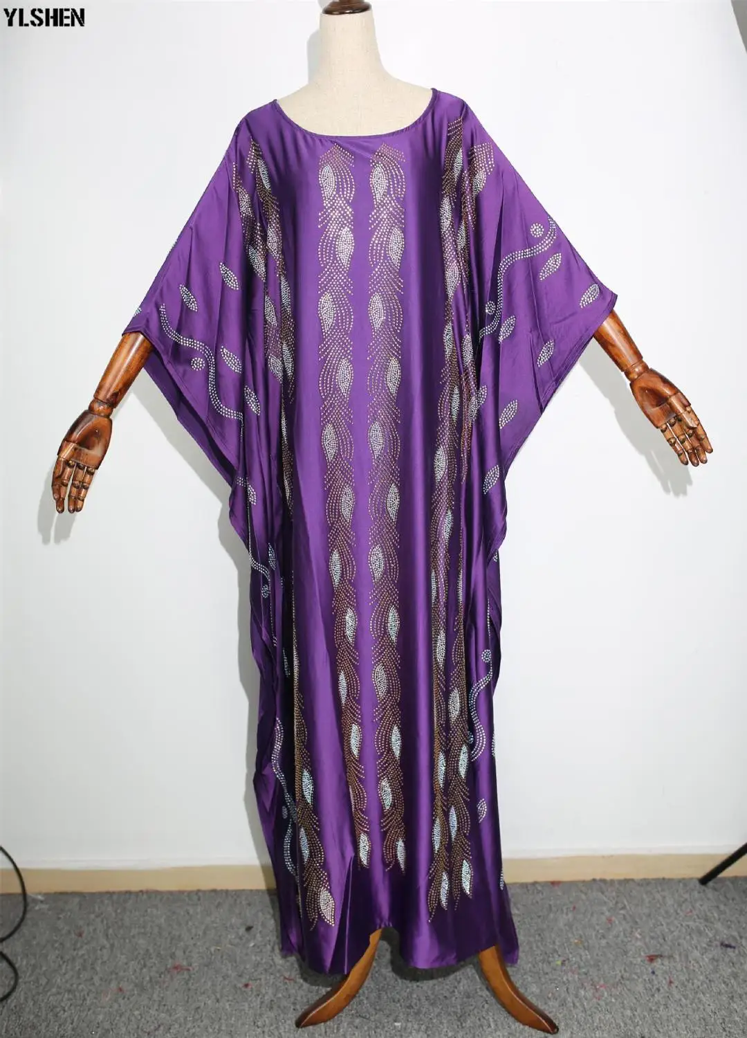 Африканские платья для женщин Кафтан одежда хиджаб Абая мусульманское длинное