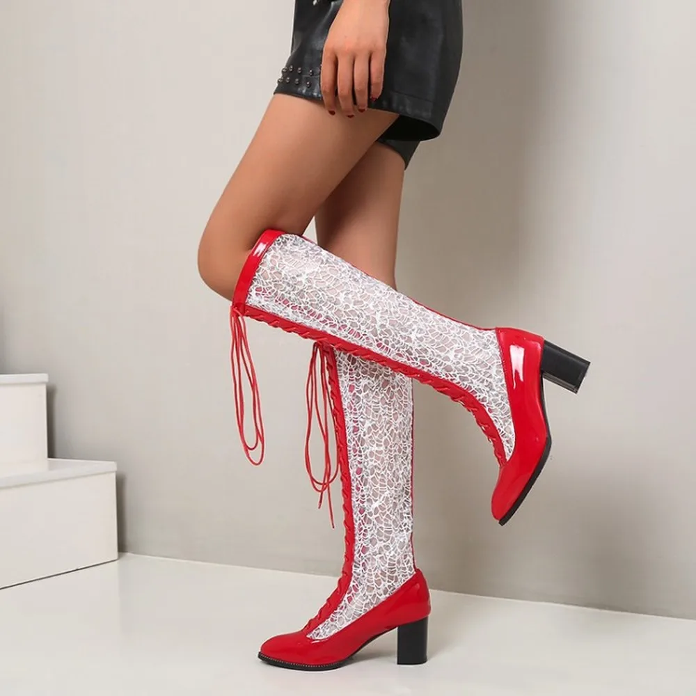 Женские сапоги до бедра; Дышащие босоножки из лакированной кожи на блочном каблуке; Обувь на шнуровке; Размера плюс для верховой езды; 3 цвет...
Женские сапоги до бедра; Дышащие босоножки из лакированной кожи на блочном каблуке; Обувь на шнуровке; Размера плюс для верховой езды; 3 цвет...