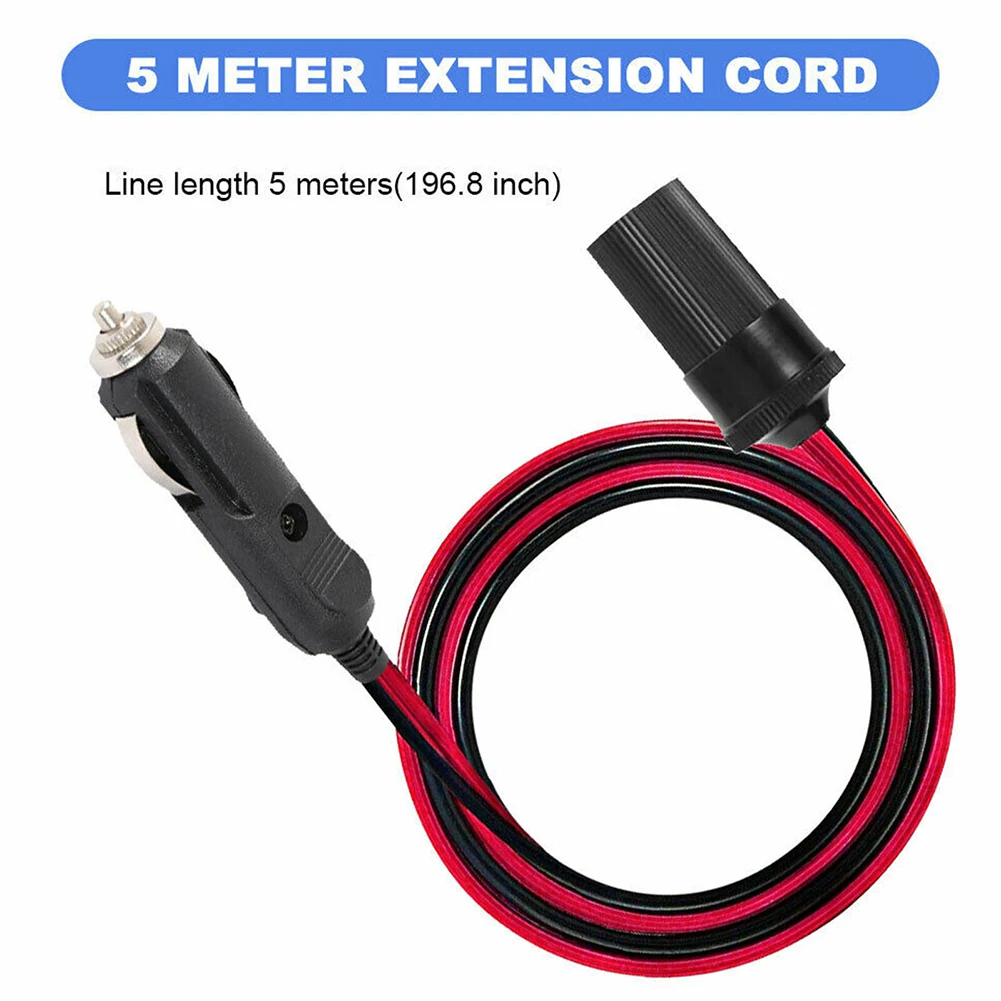 TOP Sale 12V 5A 16ft Car Accessory Cigarette Lighter Socket Extension Cord Cable Heavy Duty 5M For Cars Dropshipping
TOP Sale 12V 5A 16ft Car Accessory Cigarette Lighter Socket Extension Cord Cable Heavy Duty 5M For Cars Dropshipping