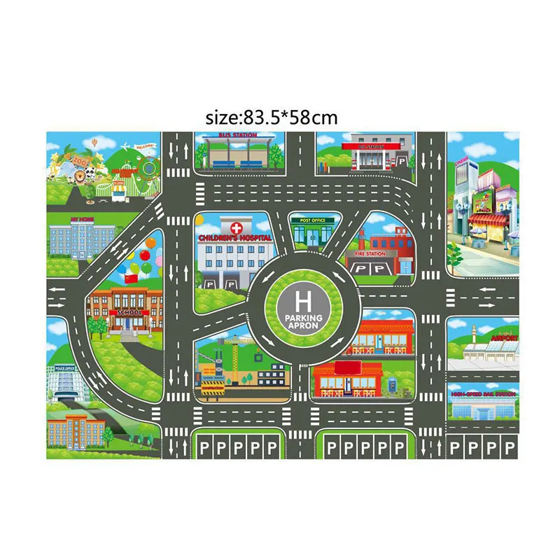 Kids Large City Traffic Car Park Play Mat Kids Car Playmat Toys For Children's Mat Car Games Road Carpet Map Climbing Mats Toys
Kids Large City Traffic Car Park Play Mat Kids Car Playmat Toys For Children's Mat Car Games Road Carpet Map Climbing Mats Toys