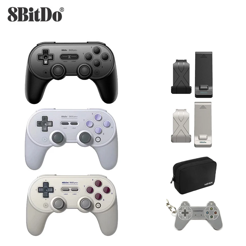 Беспроводной джойстик 8bitdo SN30 PRO + Bluetooth пульт дистанционного управления игрой