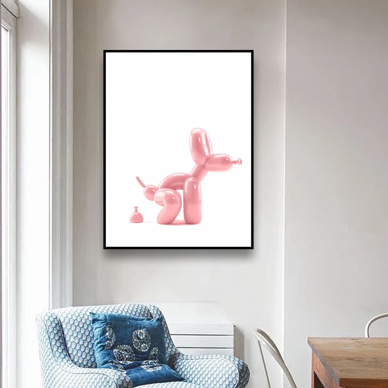 Home Decoration Contemporary Art Picture Painting Balloon Dog Print Modern Poster Bathroom Wall Decor Toilet Sign Popart Prints 
Home Decoration Contemporary Art Picture Painting Balloon Dog Print Modern Poster Bathroom Wall Decor Toilet Sign Popart Prints