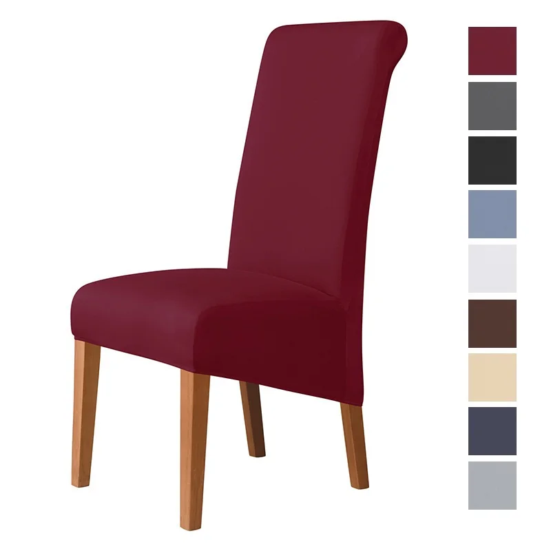 High Back XL Size Chair Cover Stretch Dining Chair Covers Kitchen Restaurant Banquet Seat Case For Wedding Hotel Home Decor
High Back XL Size Chair Cover Stretch Dining Chair Covers Kitchen Restaurant Banquet Seat Case For Wedding Hotel Home Decor
