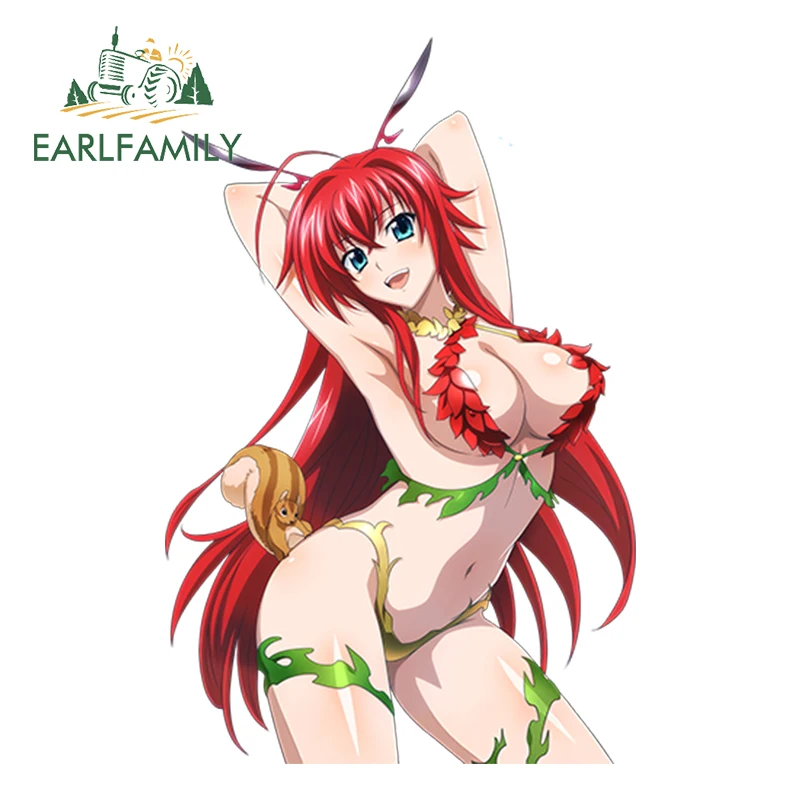 EARLFAMILY 13 см сексуальная униформа девушка Наклейка 3D старшая школа DxD