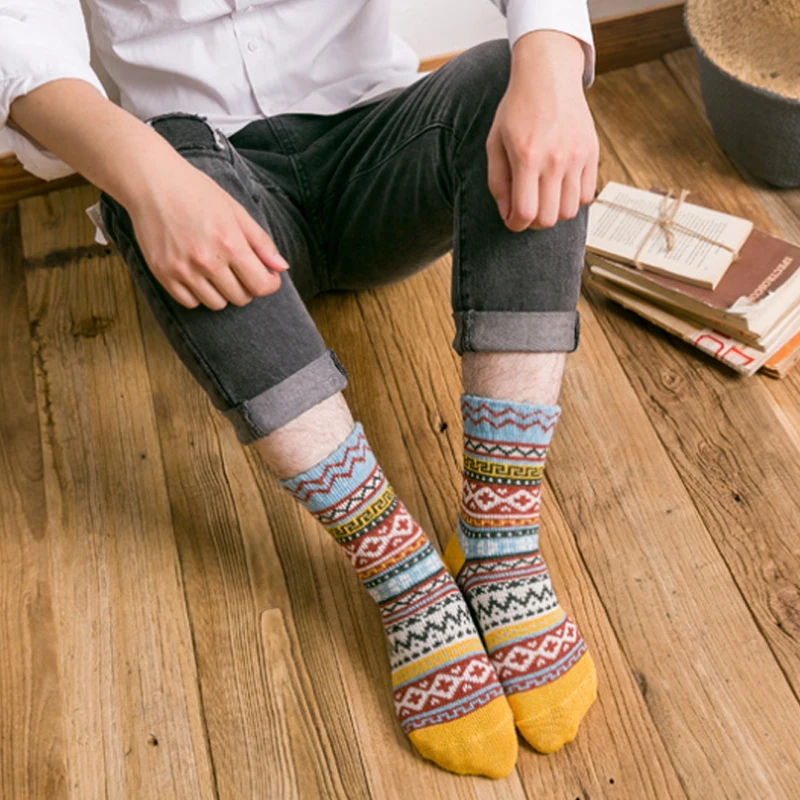 Casual Womens Soft Thick Warm Socks Retro Wool Knitting Winter Socks Rabbit Wool Blends Colorful Women Breathable Comfort Socks
Casual Womens Soft Thick Warm Socks Retro Wool Knitting Winter Socks Rabbit Wool Blends Colorful Women Breathable Comfort Socks