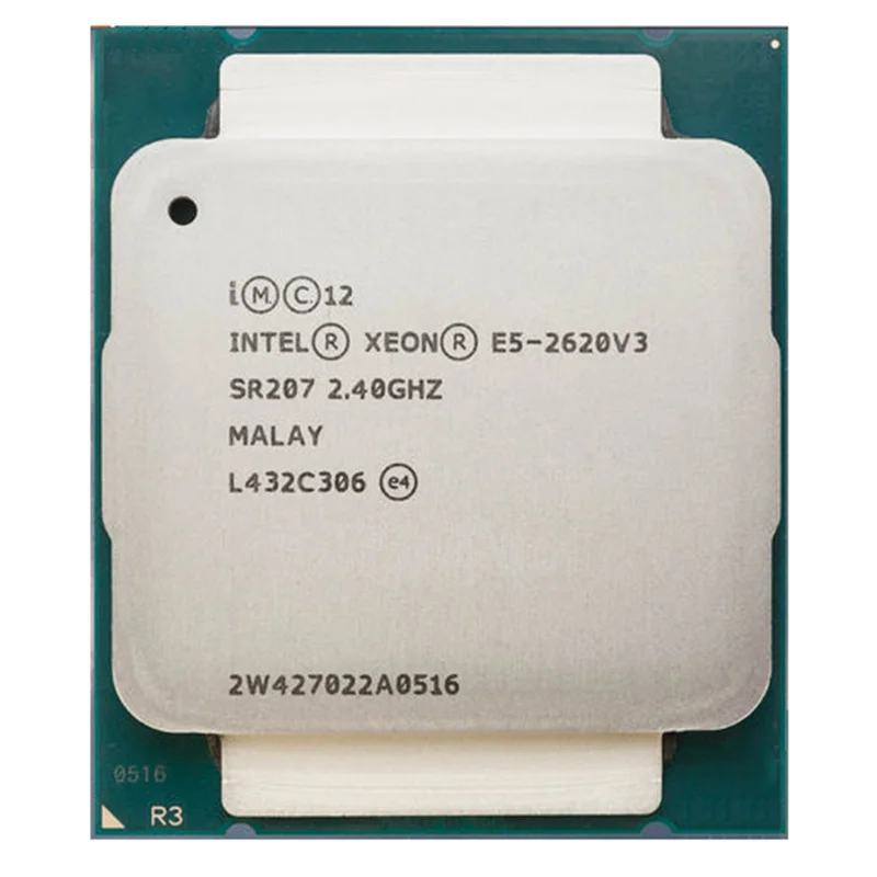 Процессор Intel Xeon E5-2620 V3 E5 2620V3 для ПК, центральный процессор для компьютера, 6 ядер, 2,40 ГГц, 15 Мб, 85 Вт 
Процессор Intel Xeon E5-2620 V3 E5 2620V3 для ПК, центральный процессор для компьютера, 6 ядер, 2,40 ГГц, 15 Мб, 85 Вт