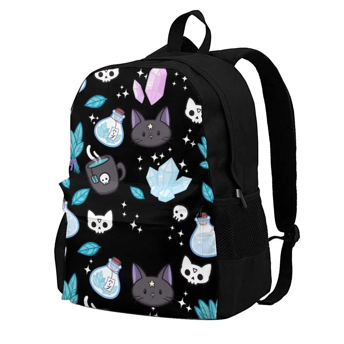 Herb Witch Black Nikury Halloween Backpacks Poison Cat Polyester Elementary School Woman Backpack Breathable Unusual Bags
Herb Witch Black Nikury Halloween Backpacks Poison Cat Polyester Elementary School Woman Backpack Breathable Unusual Bags