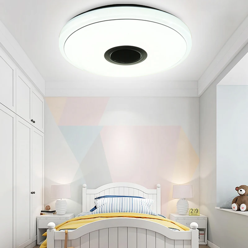200W 108LED Modern Music Ceiling Light bluetooth Speaker Flush Down Lamp Remote Control Acrylic Colorful Lighting Indoor Light
200W 108LED Modern Music Ceiling Light bluetooth Speaker Flush Down Lamp Remote Control Acrylic Colorful Lighting Indoor Light