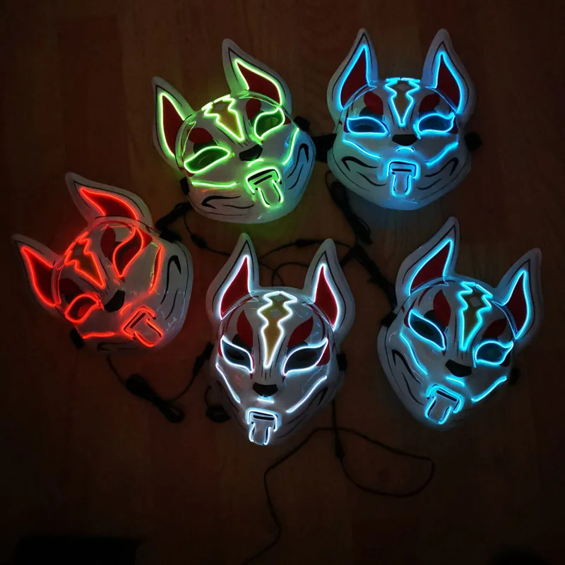 Маска для Хэллоуина 2AA power Fox EL Wire, мигающая маска для косплея, светодиодная неоновая Маскарадная маска для светящегося танца, маски для карна...
Маска для Хэллоуина 2AA power Fox EL Wire, мигающая маска для косплея, светодиодная неоновая Маскарадная маска для светящегося танца, маски для карна...