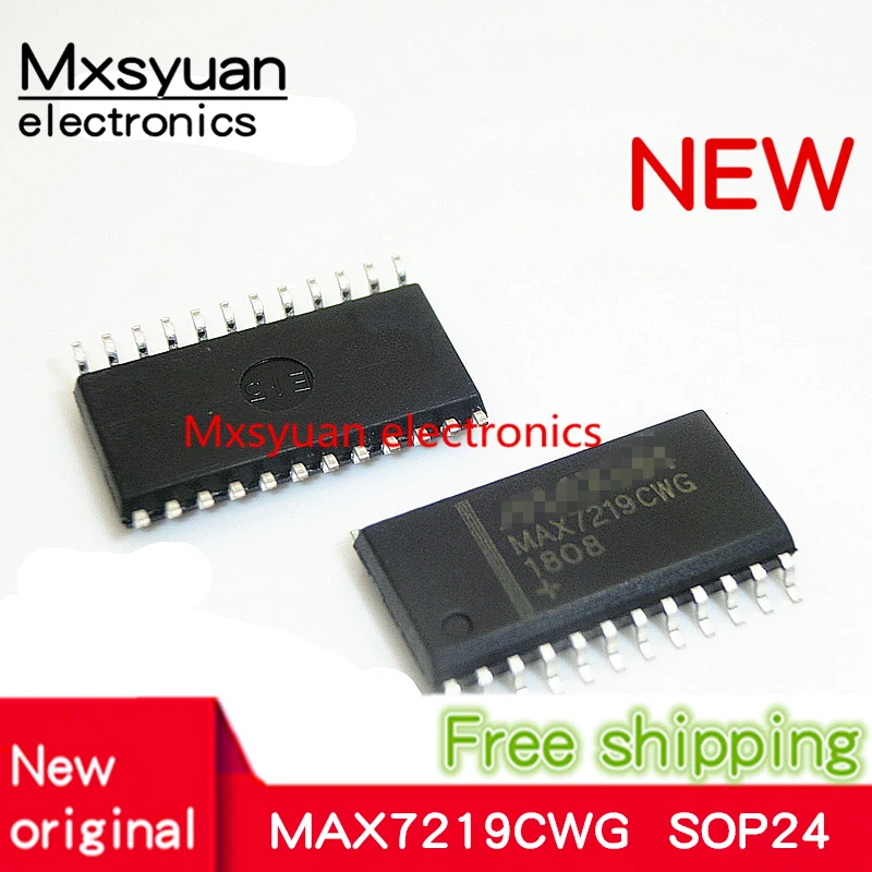 10 шт. ~ 100 шт./лот MAX7219CWG + T MAX7219 SOP24 Новый оригинал в наличии | Бытовая техника
