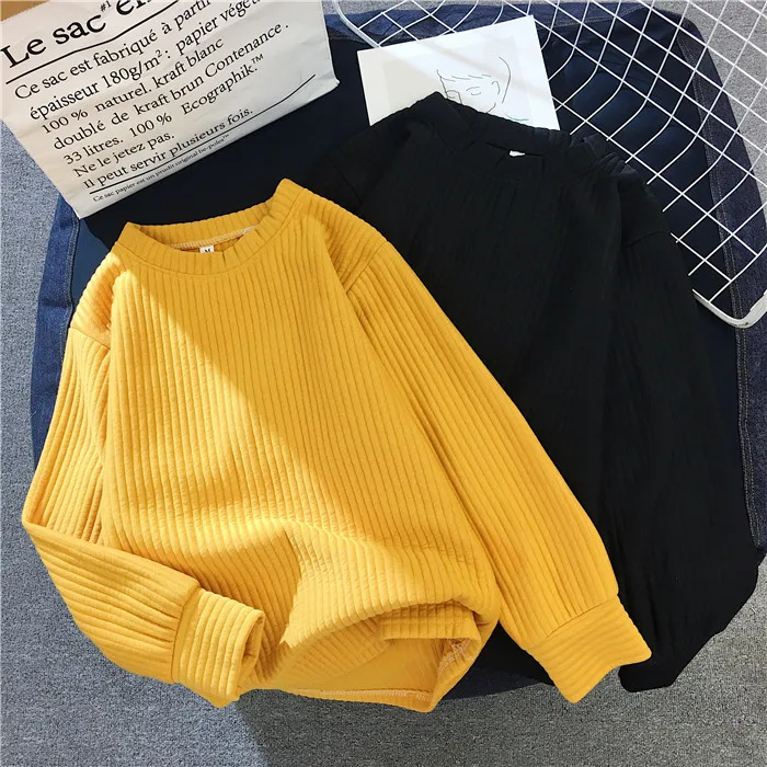 Knitted Sweater O Neck Women Winter Autumn 2019 Long Sleeve Female Loose Ladies Tops Women's Pullovers Pull Femme TopsG723
Knitted Sweater O Neck Women Winter Autumn 2019 Long Sleeve Female Loose Ladies Tops Women's Pullovers Pull Femme TopsG723