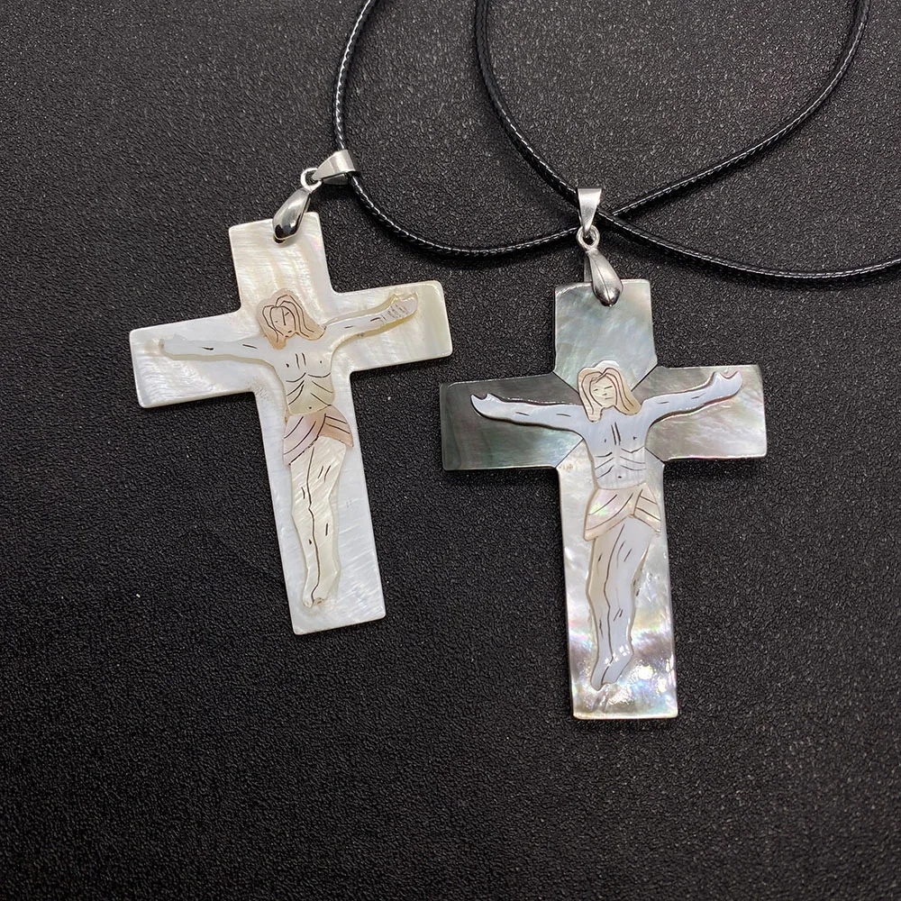 Natural High-quality Shell Necklace Pendant Cross Shape Can Be Made DIY Exquisite Necklace Jewelry Trendy Fashion Size 48x64mm
Natural High-quality Shell Necklace Pendant Cross Shape Can Be Made DIY Exquisite Necklace Jewelry Trendy Fashion Size 48x64mm