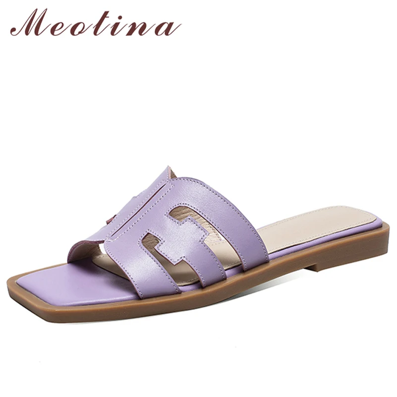Meotina Women Sandals Genuine Leather Shoes Flat Platform Square Toe Slides Causal Ladies Slippers Summer Ladies Footwear Beige
Meotina Women Sandals Genuine Leather Shoes Flat Platform Square Toe Slides Causal Ladies Slippers Summer Ladies Footwear Beige