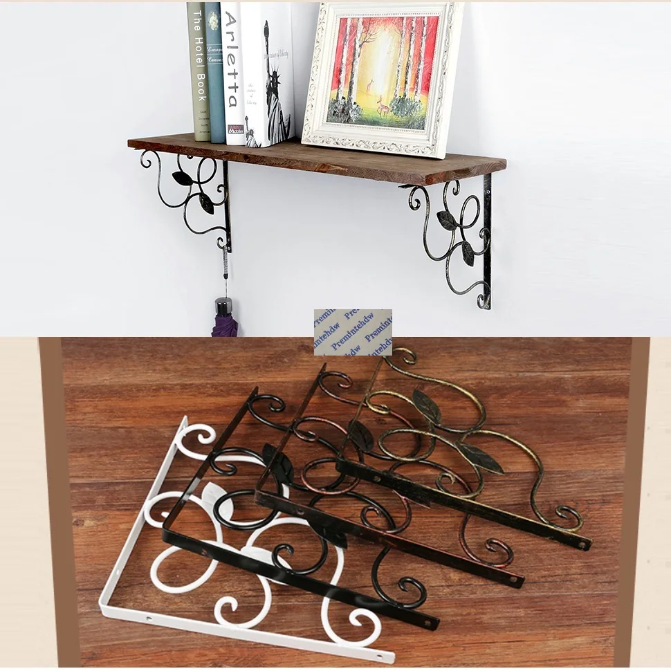 2 шт./лот Американский Сельский Винтаж Железный художественный лист цветочный настенный кронштейн для полки опорные винты Черный Белый Кра...
2 шт./лот Американский Сельский Винтаж Железный художественный лист цветочный настенный кронштейн для полки опорные винты Черный Белый Кра...