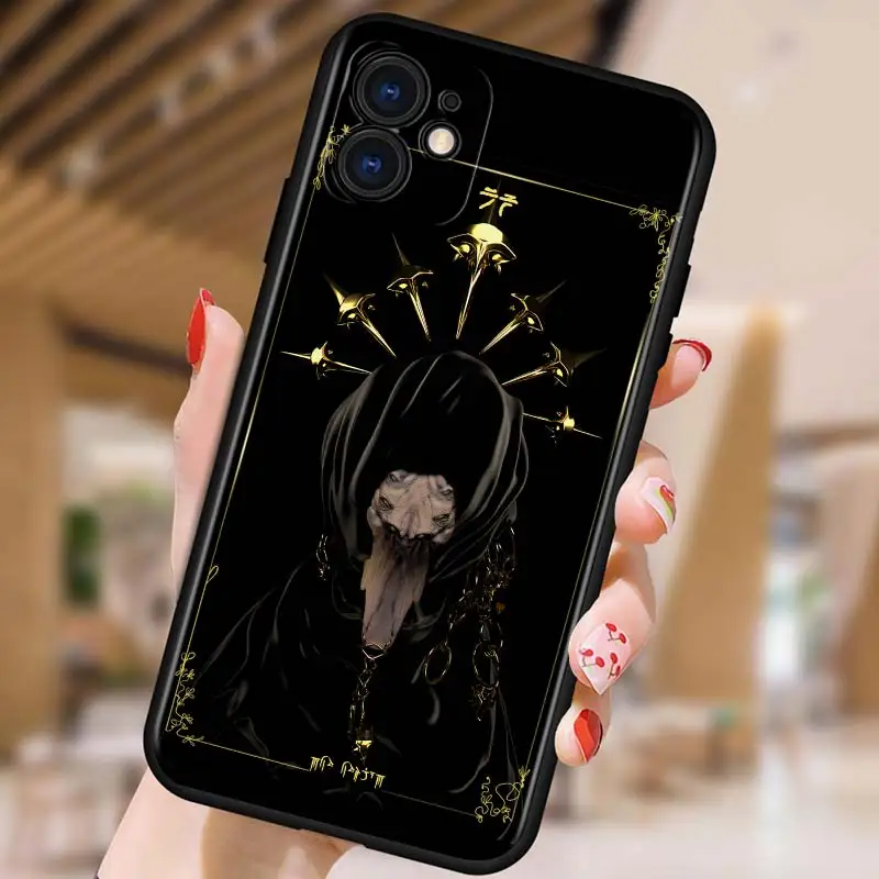 Tarot Card The Hermit for iPhone 5 5S 6 7 8 X XR XS 11 SE 12 2020 mini Plus Pro MAX TPU Black Soft Cover
Tarot Card The Hermit for iPhone 5 5S 6 7 8 X XR XS 11 SE 12 2020 mini Plus Pro MAX TPU Black Soft Cover