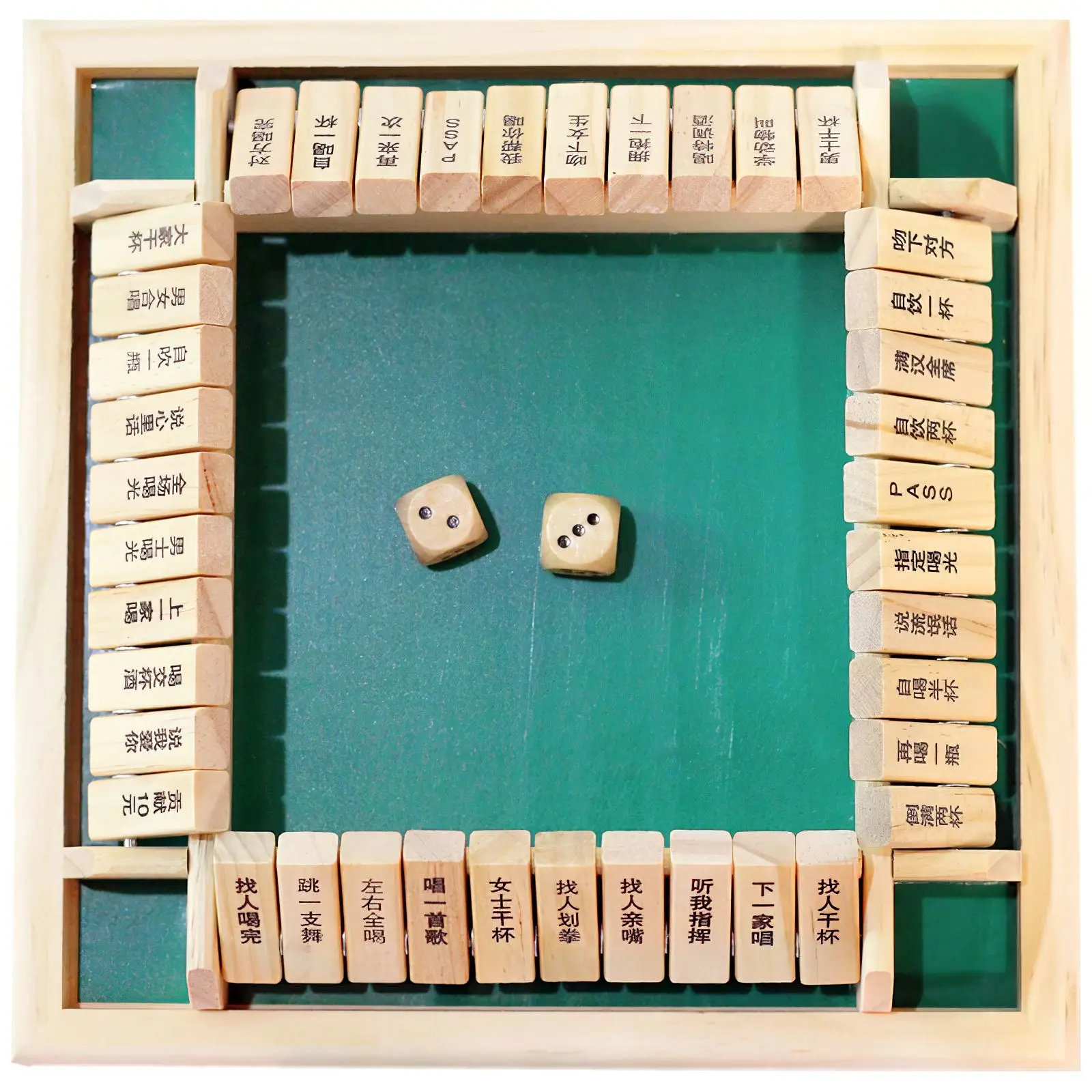 Shut The Box Board Game Deluxe Four Sided 10 Numbers Set Dice Bar Party Drinking Games For Adults Families Home Entertainment
Shut The Box Board Game Deluxe Four Sided 10 Numbers Set Dice Bar Party Drinking Games For Adults Families Home Entertainment