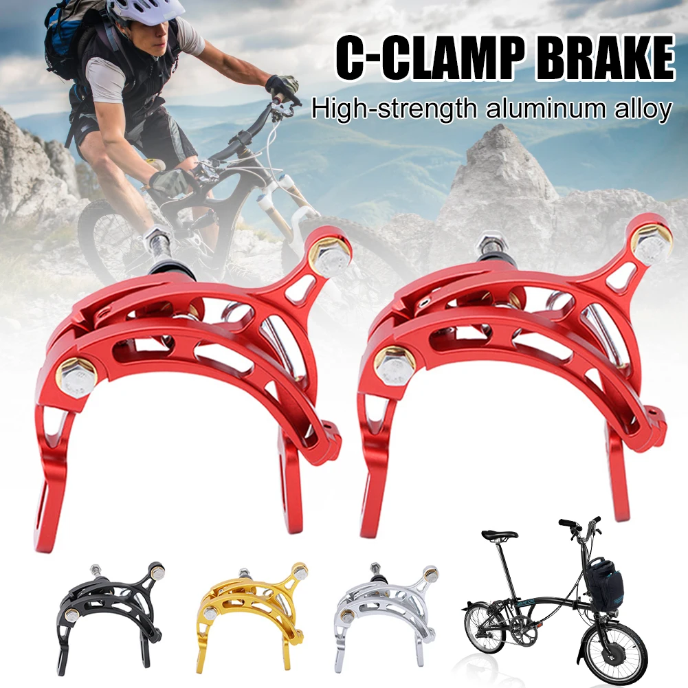 Bike Brake Calipers for Brompton Folding Bike C-Shaped Dual Pivot Bicycle Front Rear Brake Caliper Replacement Bike Accessories
Bike Brake Calipers for Brompton Folding Bike C-Shaped Dual Pivot Bicycle Front Rear Brake Caliper Replacement Bike Accessories
