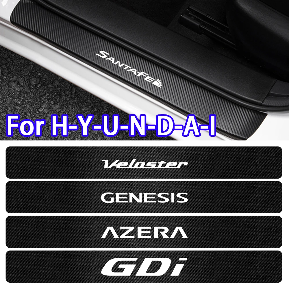 4PCS Car Door Sill Guard Stickers Carbon Fiber for Hyundai Accent Elantra GDI Veloster Sonata ix35 Solaris Santafe Genesis Azera
4PCS Car Door Sill Guard Stickers Carbon Fiber for Hyundai Accent Elantra GDI Veloster Sonata ix35 Solaris Santafe Genesis Azera