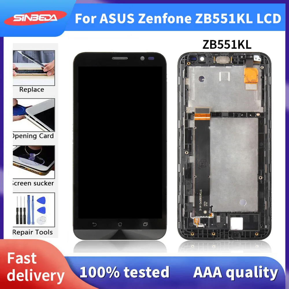 

5.5” Original LCD For ASUS Zenfone Go TV X013D ZB551KL LCD Display Touch Screen Assembly With Frame For ASUS GO TV LCD 5.5"