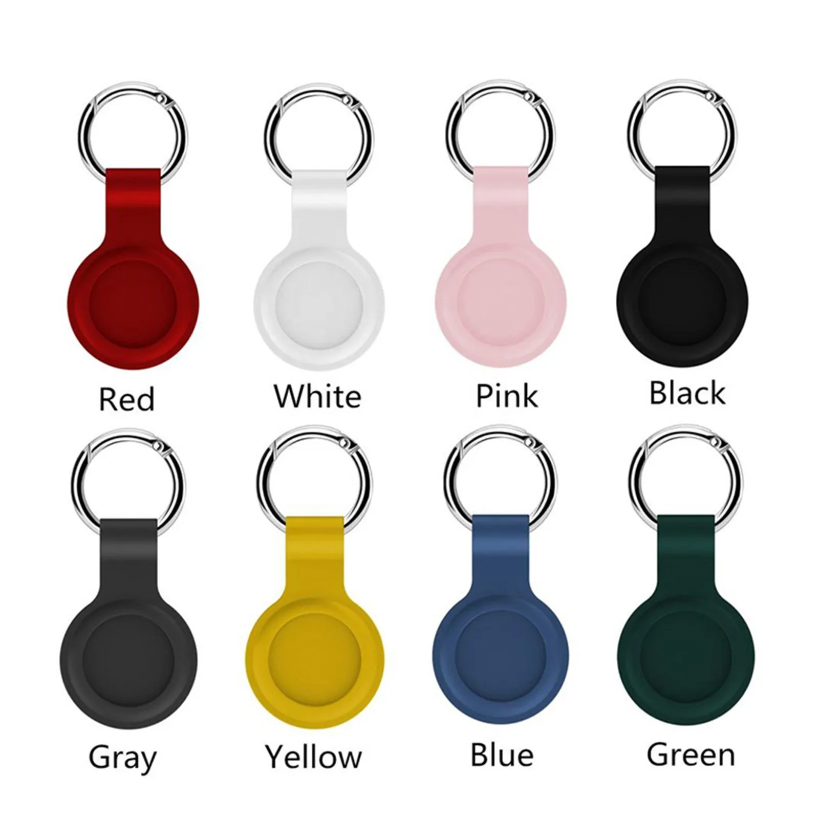 New For Apple Airtags Liquid Silicone Protective Sleeve For Apple Locator Tracker Anti-lost Device Keychain Protective Sleeve
New For Apple Airtags Liquid Silicone Protective Sleeve For Apple Locator Tracker Anti-lost Device Keychain Protective Sleeve