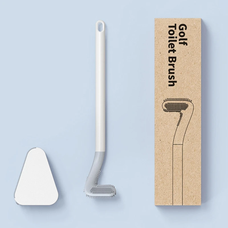 Bathroom Toilet Bowl Scrubber Brush Golf Toilet Brush with Storage Box Non-scratch TPR Bristles Hanging Odorless
Bathroom Toilet Bowl Scrubber Brush Golf Toilet Brush with Storage Box Non-scratch TPR Bristles Hanging Odorless