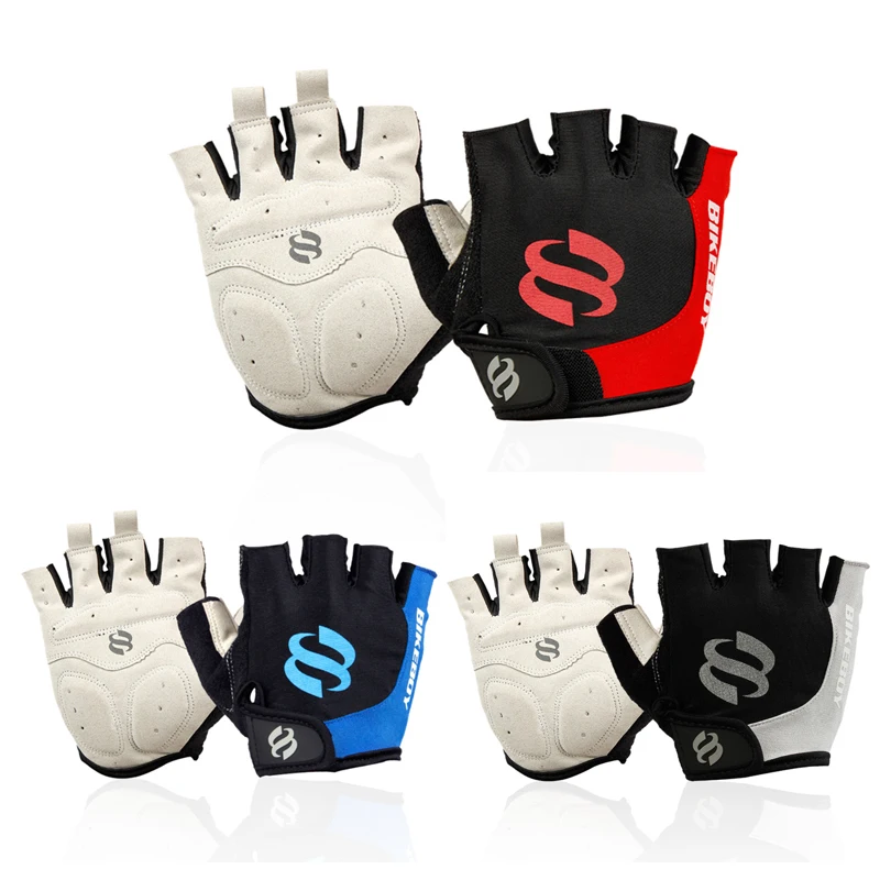 BIKEBOY Half Finger Gloves Sports Breathable Cycling Bike Mountain Bicycle Shockproof Gloves For Men Women Cycling Equipment
BIKEBOY Half Finger Gloves Sports Breathable Cycling Bike Mountain Bicycle Shockproof Gloves For Men Women Cycling Equipment