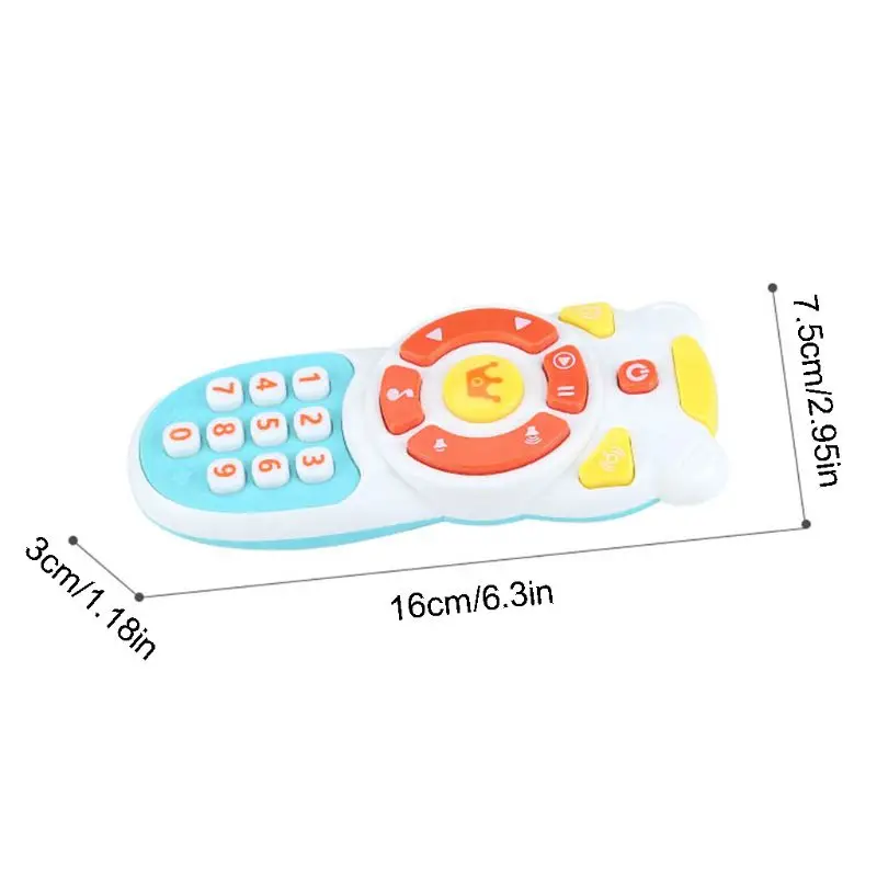 Kids Musical Mobile Phone TV Remote Control Toy with Light and Sound Electric Early Education Learning Toys
Kids Musical Mobile Phone TV Remote Control Toy with Light and Sound Electric Early Education Learning Toys